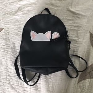 Mini black Backpack